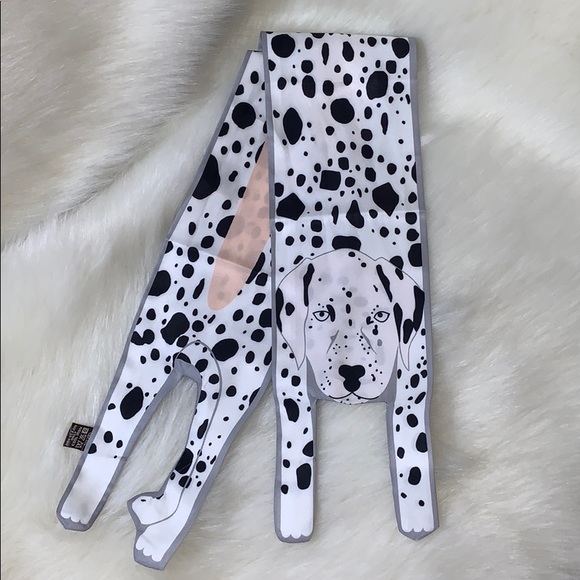 Dalmatian Pup Twilly Bandeau Hair Neck Bag Tie - Picture 4 of 7